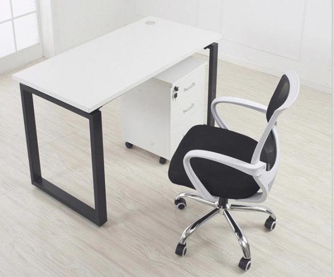 2018 modificó la tabla blanca de madera moderna de la oficina para requisitos particulares del escritorio de oficina