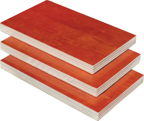 La madera contrachapada hecha frente película roja impermeable, melamina laminó la madera contrachapada prensa caliente de 2 veces