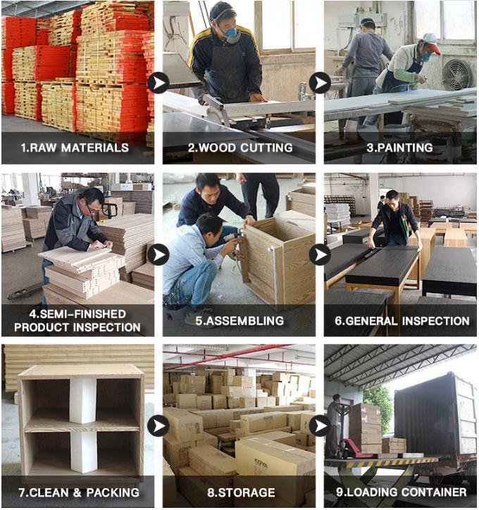 Fácil limpiar los muebles modificados para requisitos particulares sala de estar del soporte de madera TV de la luz del diseño moderno