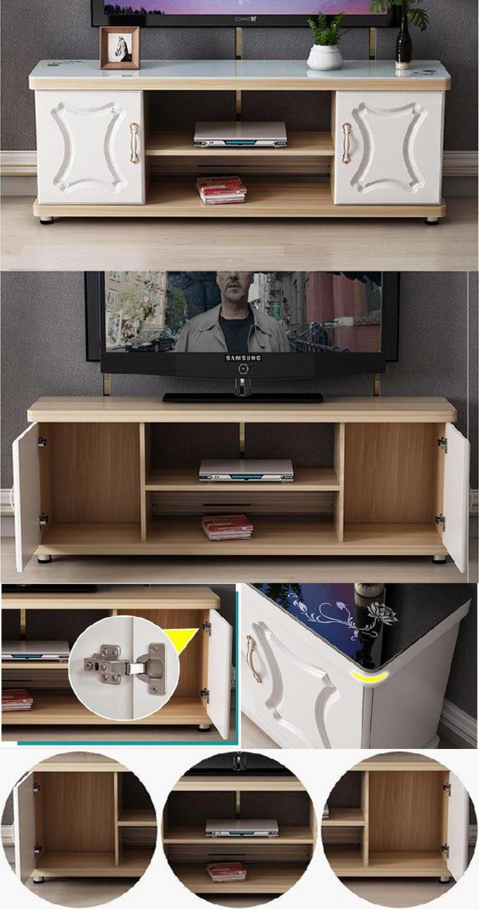 Soporte moderno del tablero de partícula de los muebles caseros de la sala de estar TV respetuoso del medio ambiente