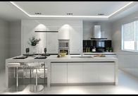 Customized Plywood Kitchen Cabinets , Pure Wooden Wardrobe Designs For Kitchen
