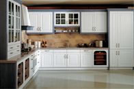 Customized Plywood Kitchen Cabinets , Pure Wooden Wardrobe Designs For Kitchen