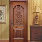Melamine Solid Oak MDF Door Skin With Sound Resistant Function Luxury Design