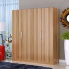 No Decay Plywood Bedroom Wardrobe , Particle Board Furniture Closet Easy Work