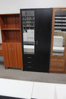 Foldable Doors Marine Plywood Wardrobe / Open - Shelves Wooden Cloth Cabinet