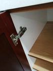 Simple Finished Oak Kitchen Cupboards , Waterproof Small Particle Board Cabinets