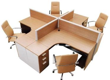 China Muebles de oficinas dobles estándar del tablero de partícula de las divisiones para la decoración de la oficina ejecutiva fábrica