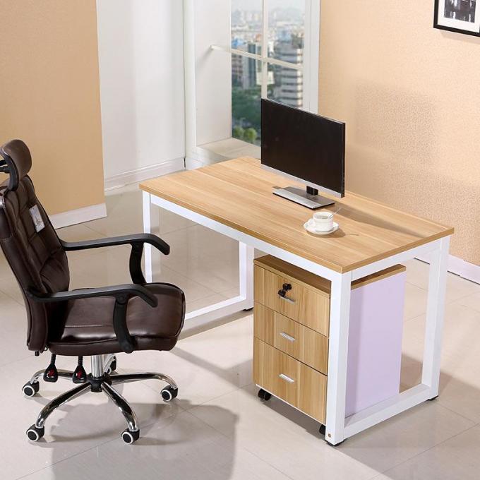 Escritorio de oficina del tablero de partícula del diseño simple, mesa de reuniones ejecutiva de madera sólida
