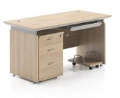 High Bending Strength Particle Board Office Furniture With Four Stainless Steel Legs