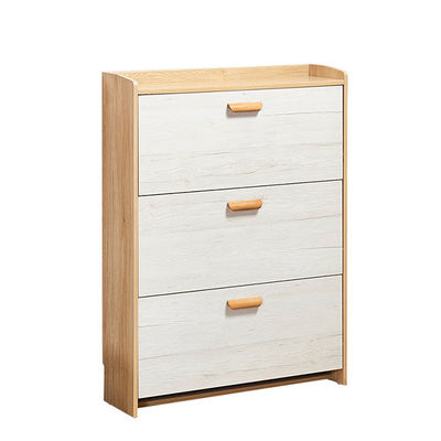 Diseño simple moderno portátil de la melamina del gabinete de madera revestido asequible del zapato