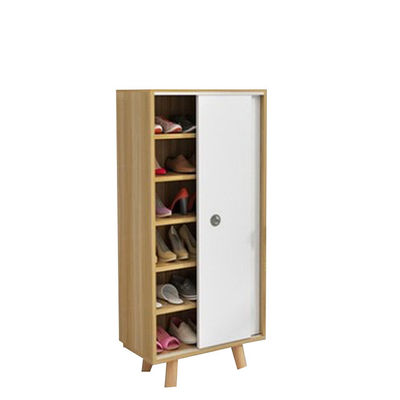 Fácil limpiar el gabinete revestido del producto de madera del estante del zapato del tablero de partícula de la melamina