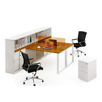 Buen escritorio de oficina blanco de madera de los muebles de oficinas de la chapa del tablero de partícula de la melamina de la venta
